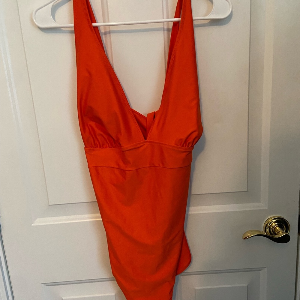 Old Navy Bright Orange One Piece Swimsuit